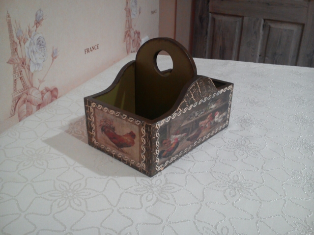короб для специй в деревенском стиле