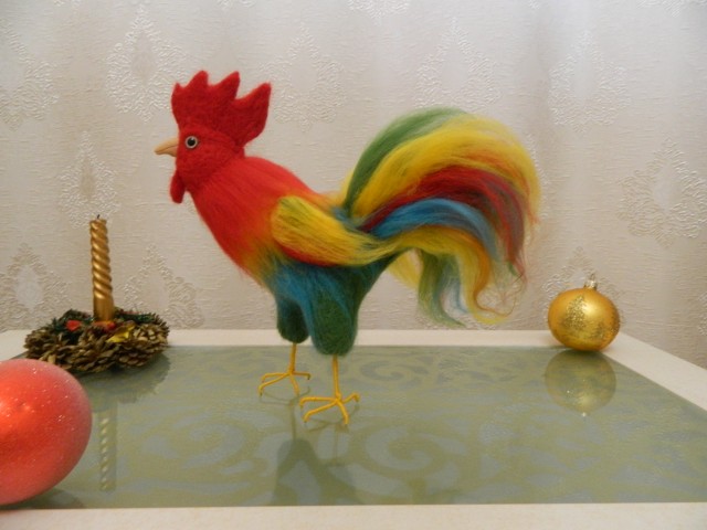 Петух " Огонек".