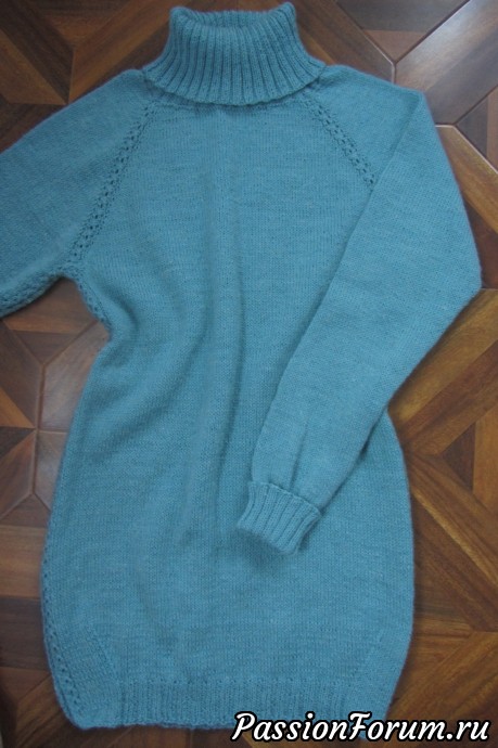 Платье-свитер для дочери +сотуар