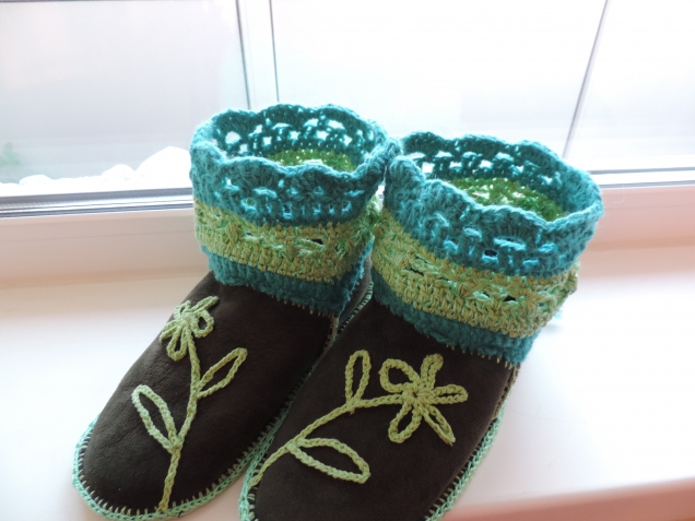 Тёпленькие сапожки! Тёпленькие сапожки!