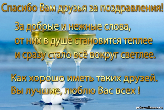 Спасибо моим друзьям