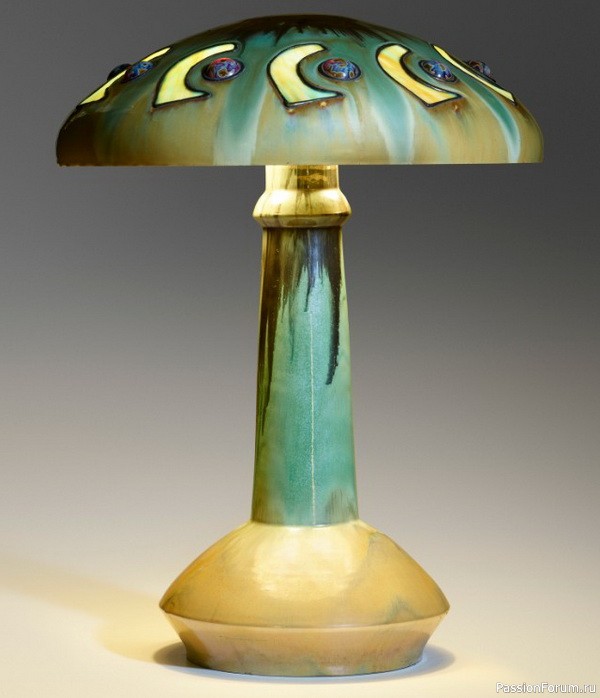 ​Настольные лампы от Fulper Pottery