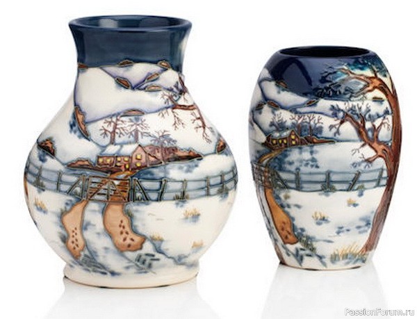 ​Керамика MOORCROFT. Современный дизайн.