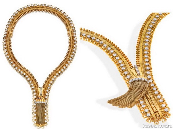​Van Cleef &amp; Arpels. Ожерелье &laquo;Zip&raquo;