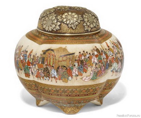 Фарфор Сацума эпохи Мэйдзи (1868-1912)