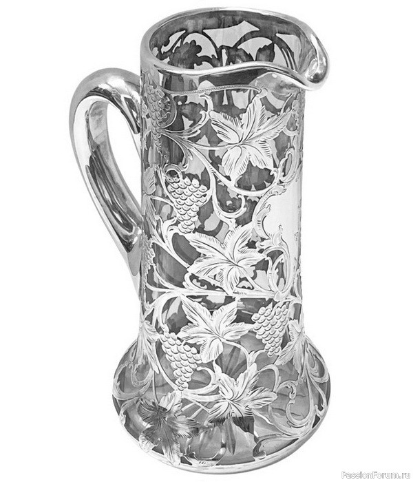 Модерн – серебряная аппликация