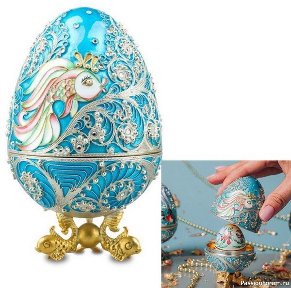 ​Шкатулка-яйцо от «Русских самоцветов»