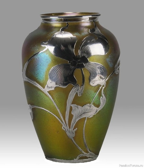 Модерн – серебряная аппликация