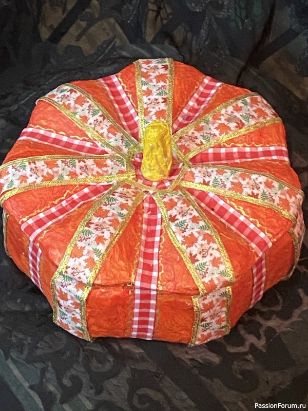 Шкатулка "Тыквенное настроение"