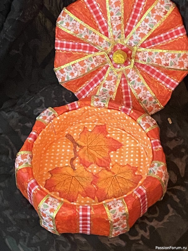 Шкатулка "Тыквенное настроение"