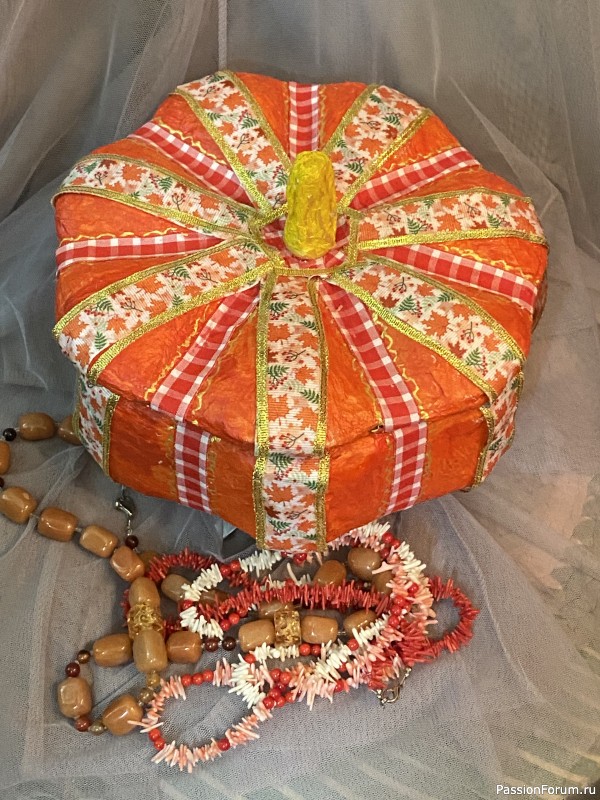 Шкатулка "Тыквенное настроение"