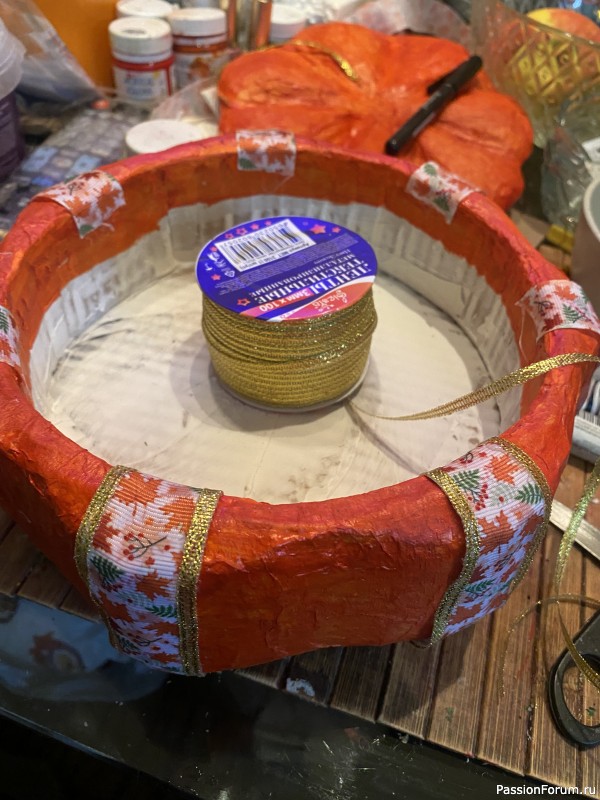 Шкатулка "Тыквенное настроение"