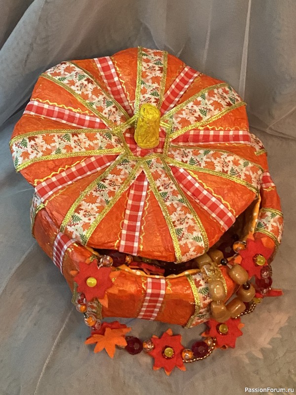 Шкатулка "Тыквенное настроение"