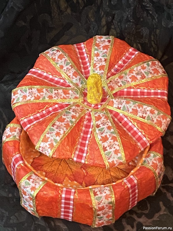 Шкатулка "Тыквенное настроение"