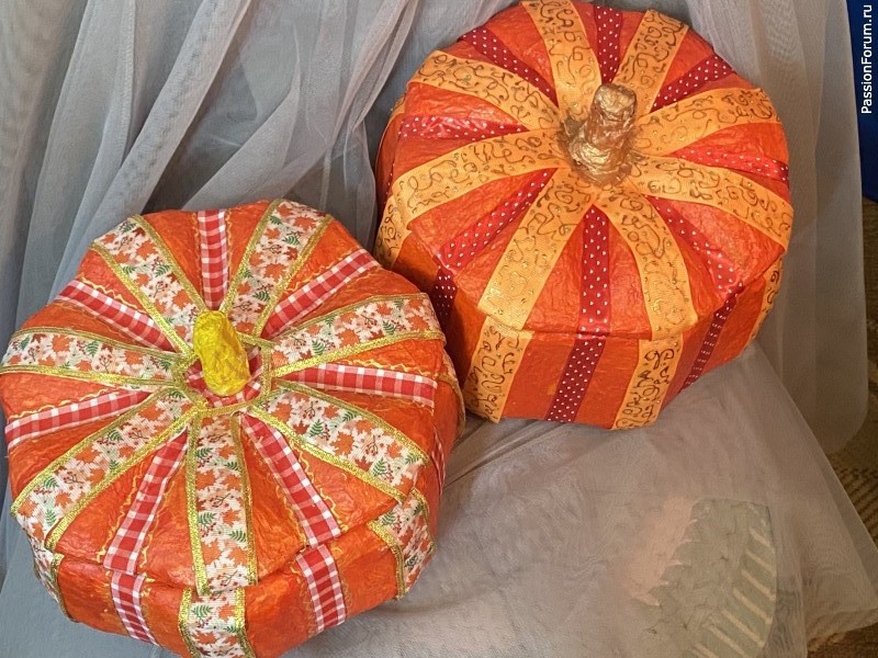 Шкатулка "Тыквенное настроение"