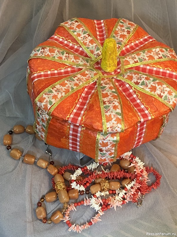 Шкатулка "Тыквенное настроение"