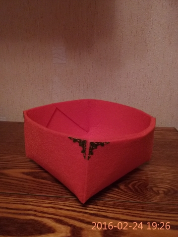 Коробочки из фетра