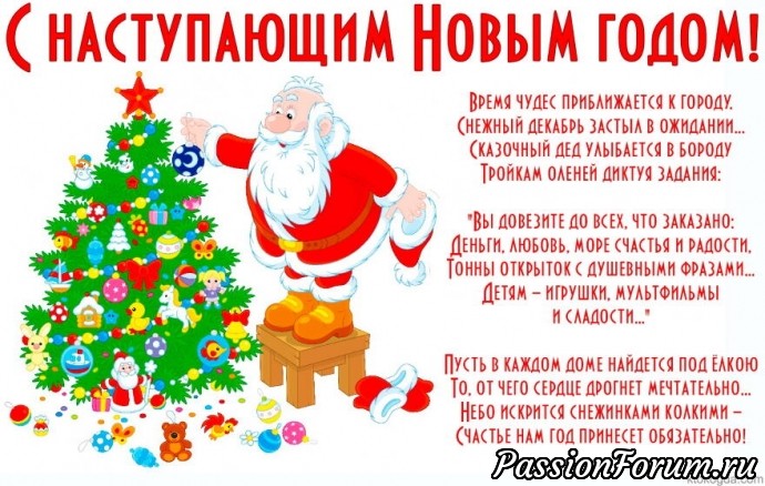 С наступающим НОВЫМ ГОДОМ !