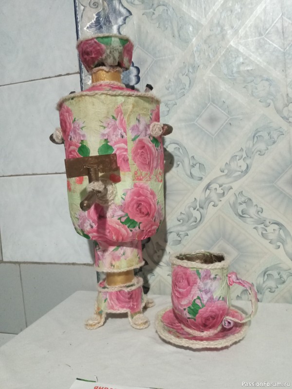 Самодельные самоварчики