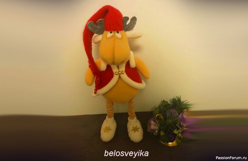 Новогодний олень. МК