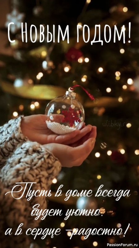 С Новым 2026 годом! Пусть исполняются мечты!