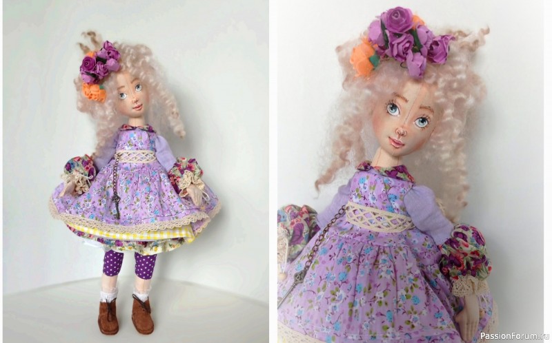 Textile Doll, текстильная кукла