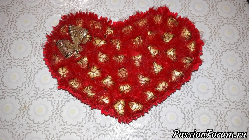 Шоколадное сердце. МК из архива форума