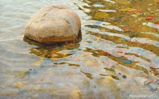 Нарисуем прозрачную воду