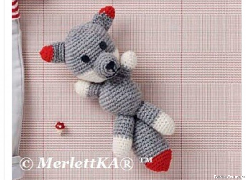 Игрушка &laquo;ЛИС&raquo; крючком. МК