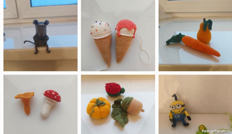 Новогодние игрушки крючком