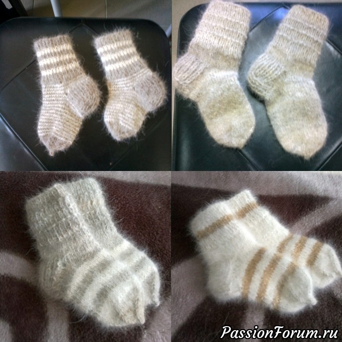 Детские носки из собачьей шерсти