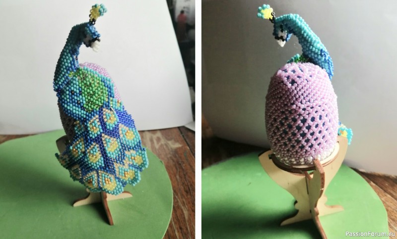 Павлин и Пасхальное яйцо