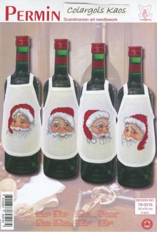 Дед Мороз на бутылку шампанского
