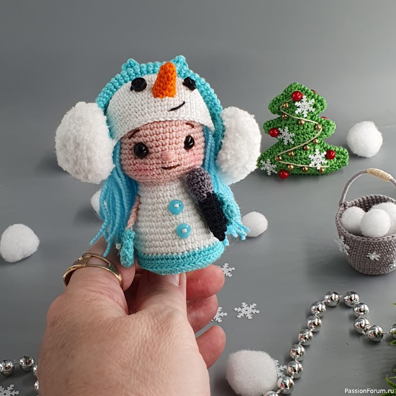 Мини-крошки "Хоровод снеговичков"