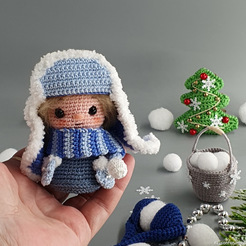 Мини-крошки "Хоровод снеговичков"