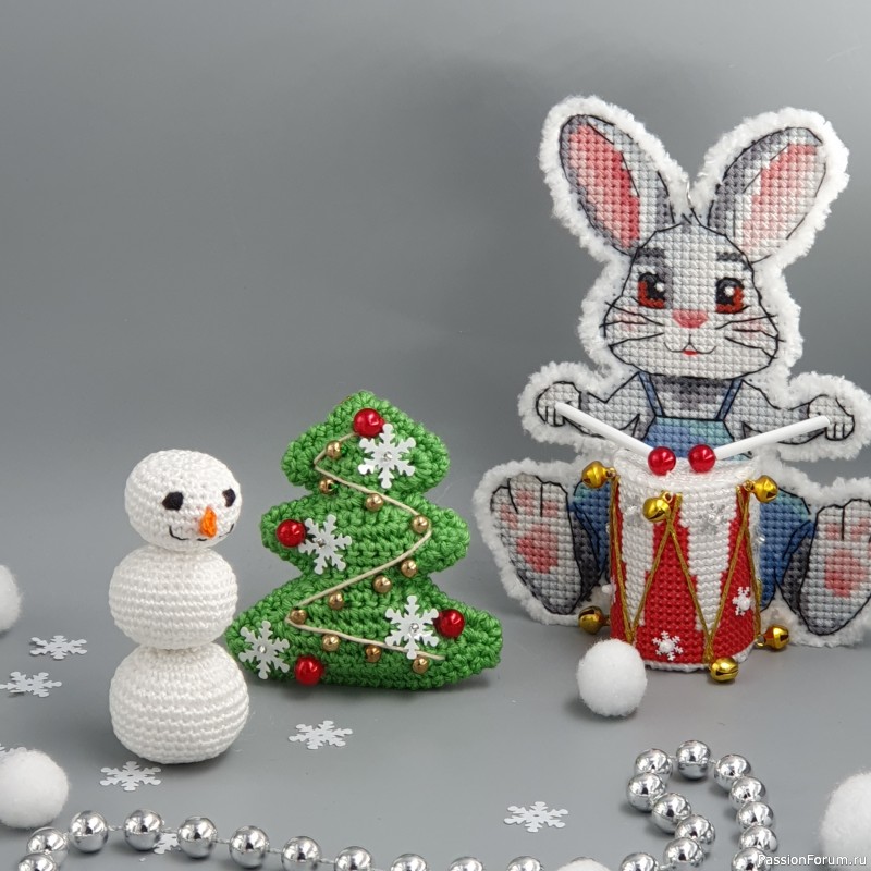 Мини-крошки "Хоровод снеговичков"