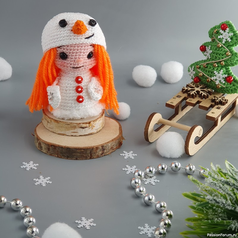 Мини-крошки "Хоровод снеговичков"