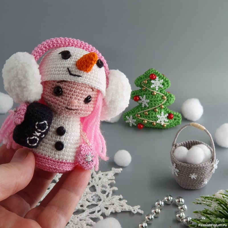 Мини-крошки "Хоровод снеговичков"