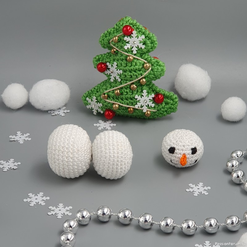 Мини-крошки "Хоровод снеговичков"