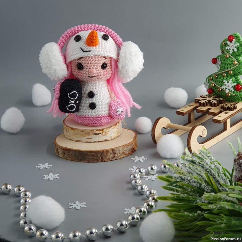 Мини-крошки "Хоровод снеговичков"