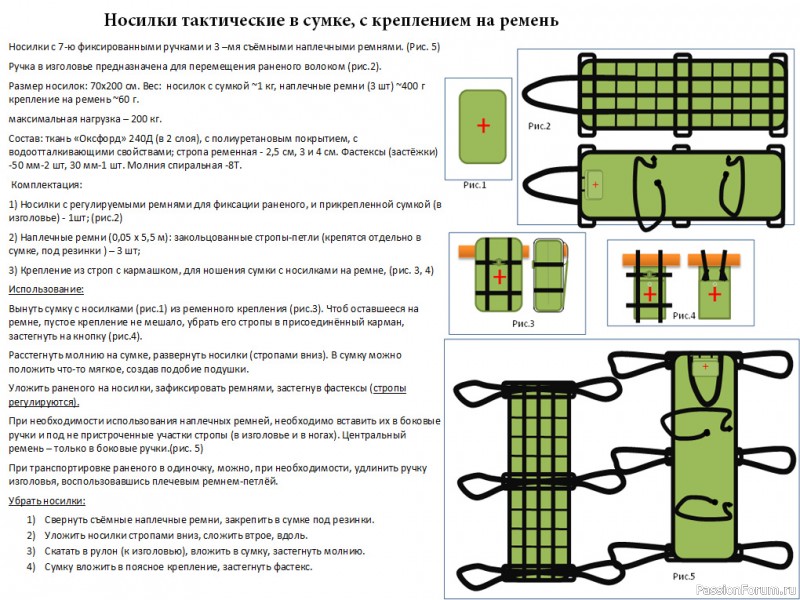 Тактические носилки