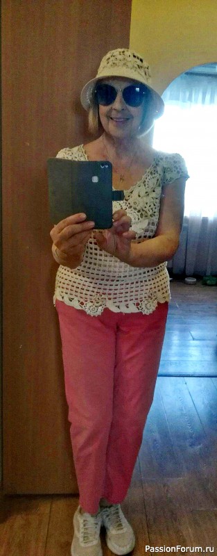 Летняя шляпа крючком