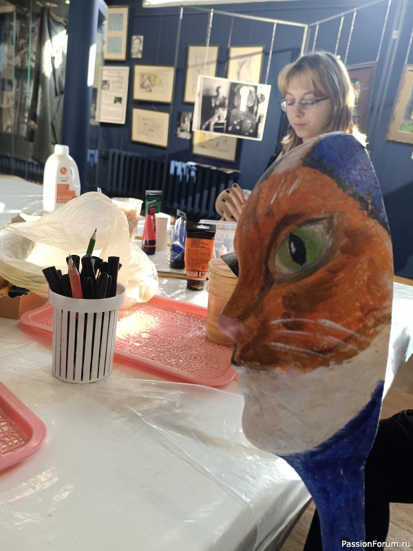 На мастер-классе...