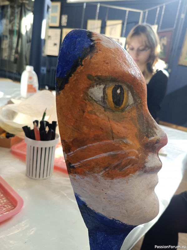 На мастер-классе...