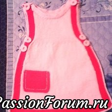 Сарафан детский.Пряжа бабу варнарт.Спицы3. Сарафан детский.Пряжа бабу варнарт.Спицы3.