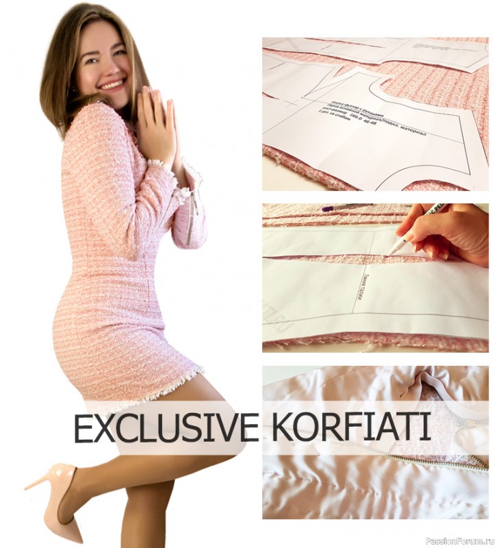 Шьем "тяжелый" люкс! Мастер-класс по пошиву платья из твида «Chanel ...