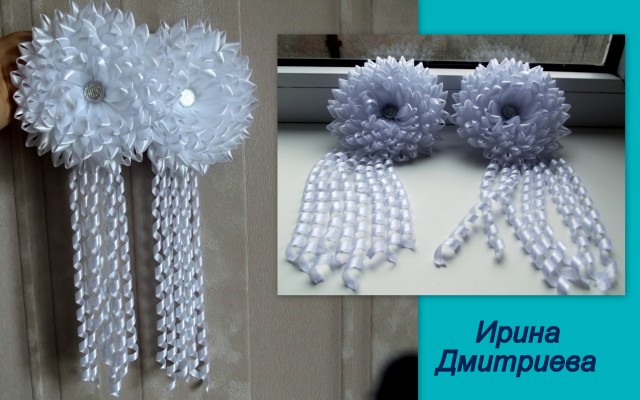 Школьные банты и заколки!