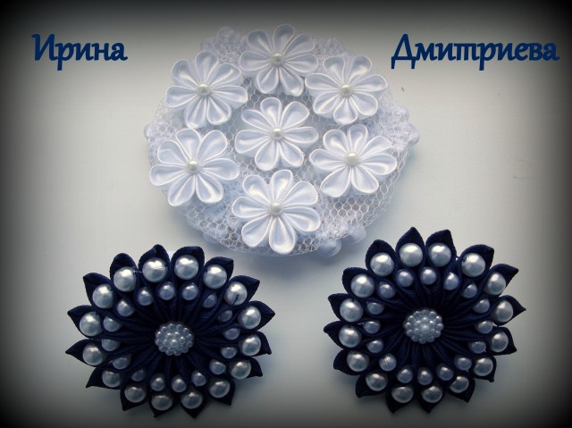 Школьные банты и заколки!