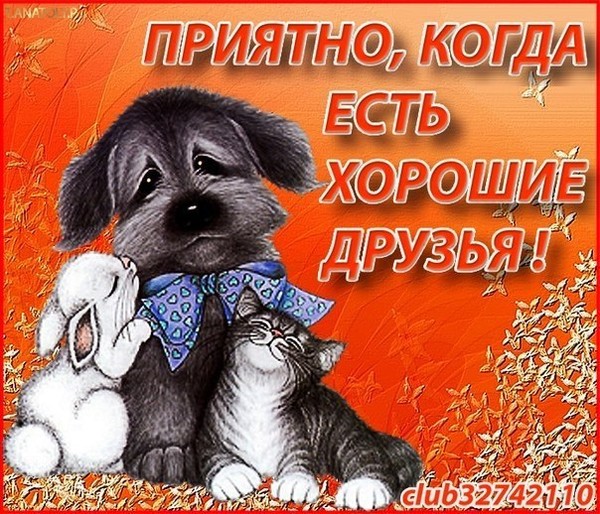 Как здорово, что есть друзья!!!