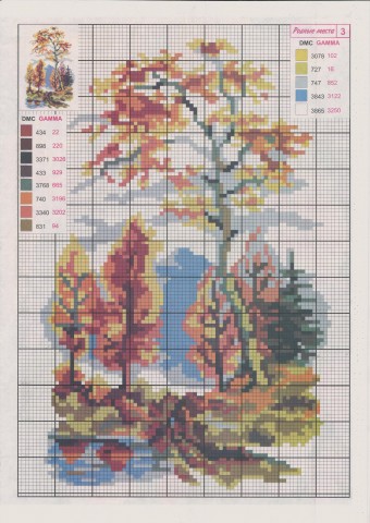 Схемы к вышивке картин бисером